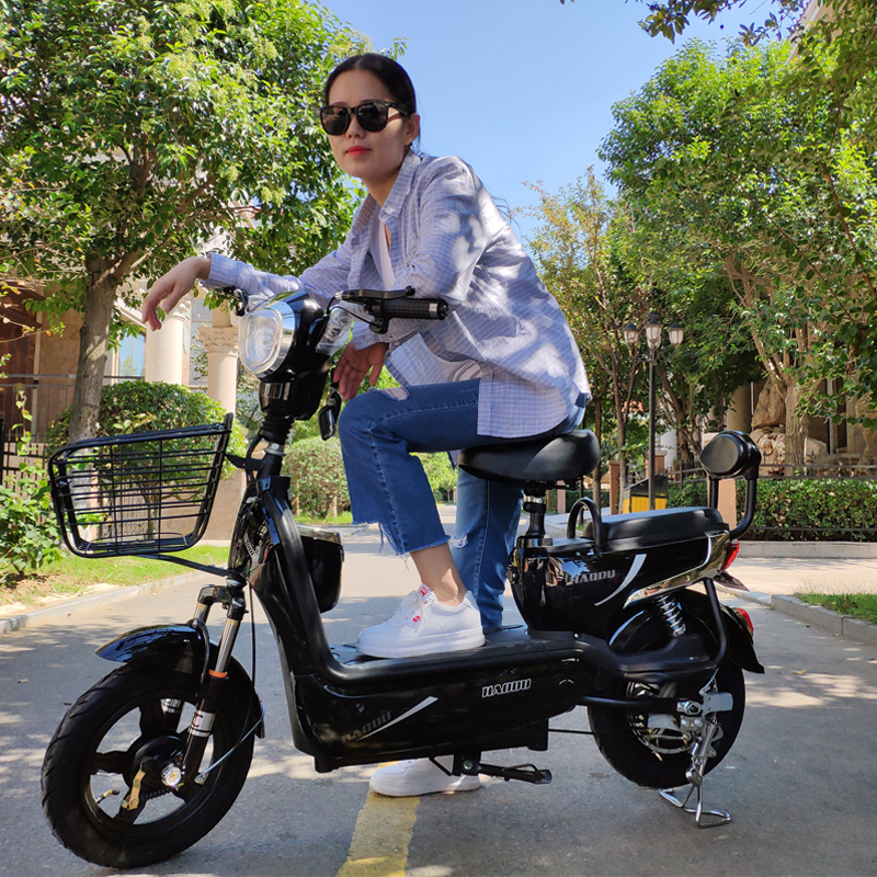 新款浩都电动车电车女士电动自行车小电动车小型车电瓶车两轮48v