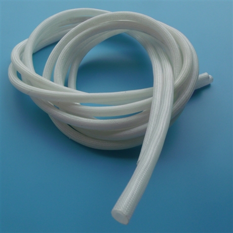 直供耐高温硅胶玻纤编织管   内胶外纤管 双层编织硅胶管  5*10mm