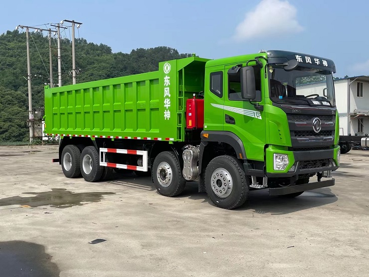 8x4东风华神6米8轻皮前四后八自卸车国六报价