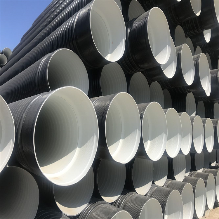 定西厂家直售hdpe双壁波纹管 腾达汇泰pe波纹管穿线管 110pe波纹