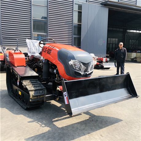 50马力能下水拖拉机 座驾式新款履带拖拉机 50马力水田耕整机械