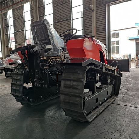 50水旱两用履带拖拉机 履带山地开荒碎草机 大马力农用打田机