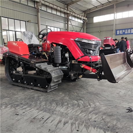 50马力多缸农用水田打浆机  履带水田拖拉机带旋耕 50马力履带拖拉机