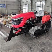 加高底盘专用履带旋耕机 爬坡高度水田农用拖拉机 水田新款拖拉机