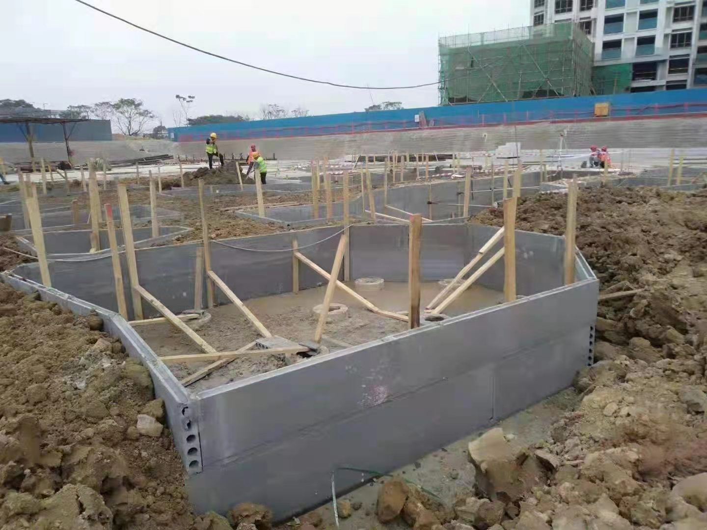 建筑承台砖胎模