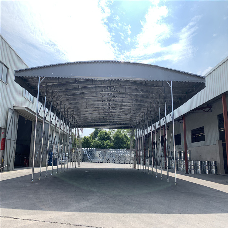 大型电动推拉棚 伸缩收缩棚 制作方法