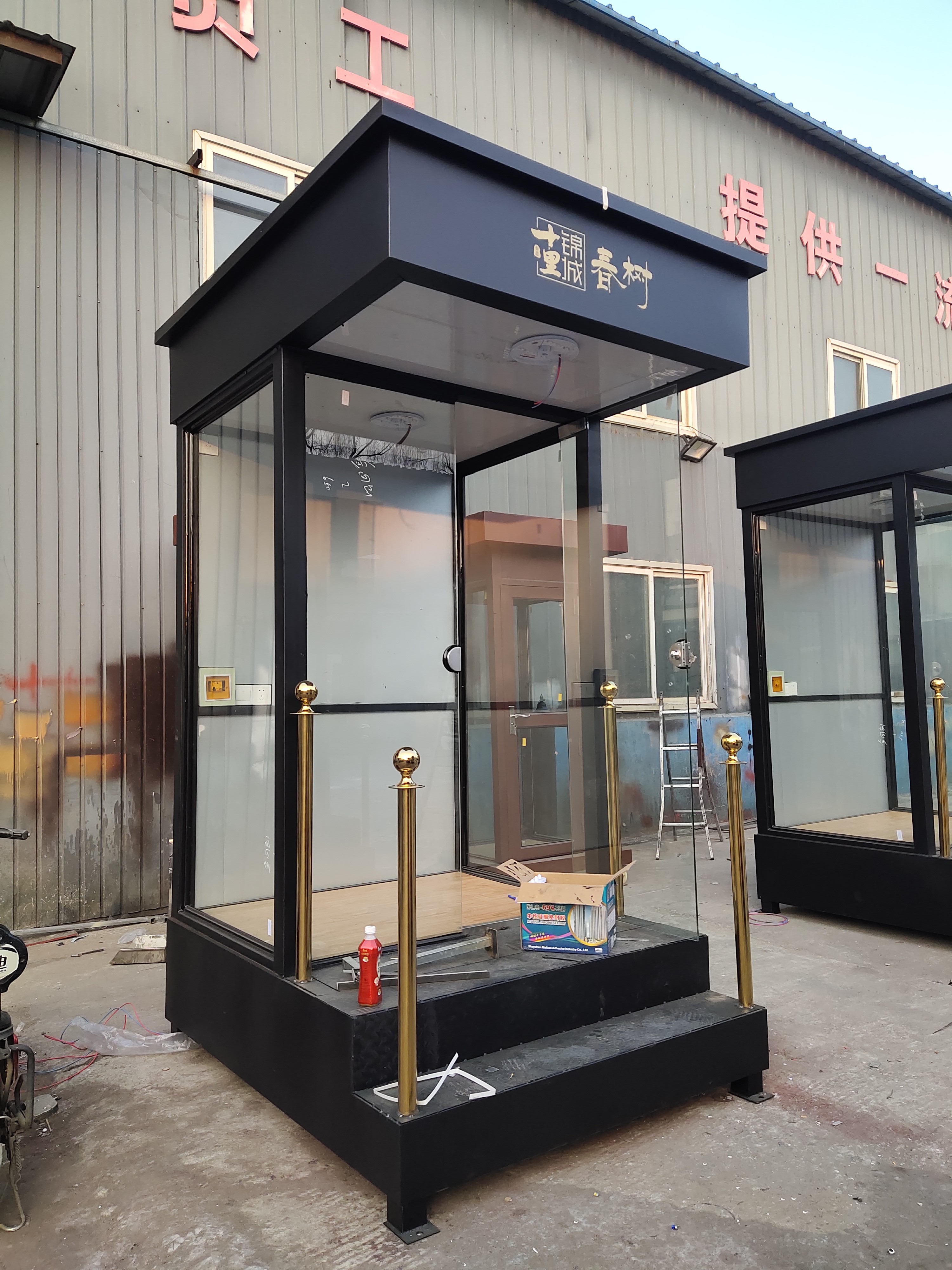 长春物业站台岗亭长春不锈钢岗亭双向收费岗亭