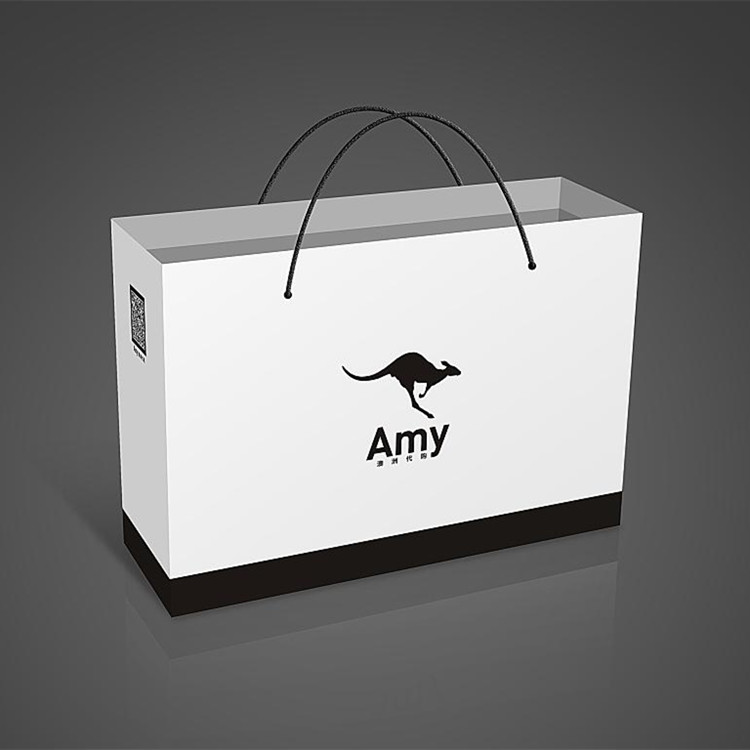 安徽滁州 牛皮纸袋 服装店手提袋定做 logo设计印刷