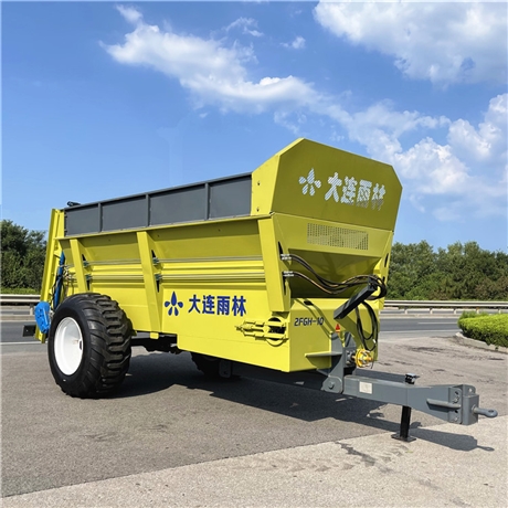 干湿农家肥抛洒机 大型拖拉机牵引式扬粪车
