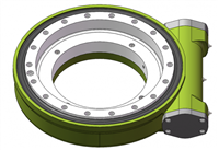 SE14/PE14蜗轮蜗杆回转驱动中空旋转平台 太阳能系统