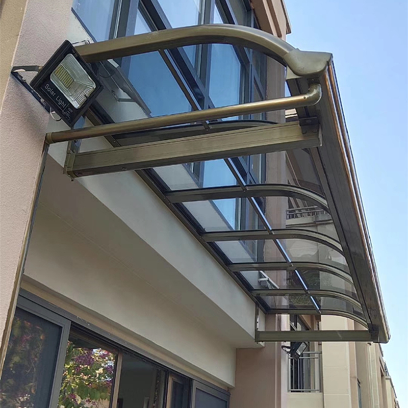 重庆雨棚 铝合金雨棚雨搭 别墅阳台户外遮阳棚