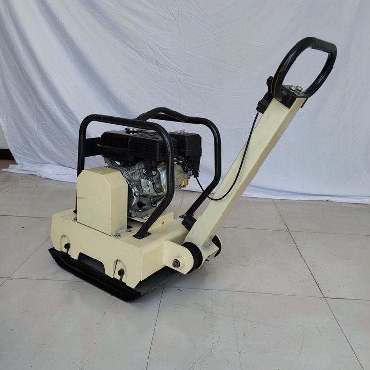 小型沥青路面平板夯路面压实地基地坪打夯机
