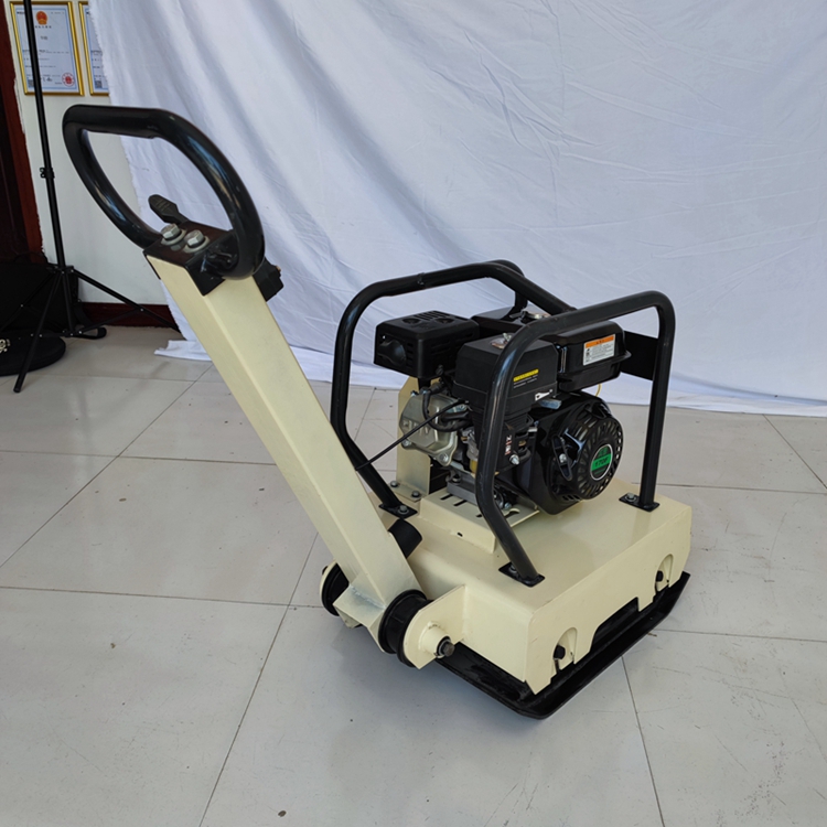 小型沥青路面平板夯路面压实地基地坪打夯机