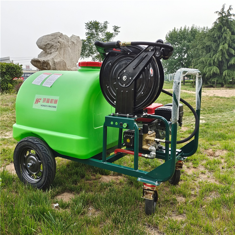 高压清洗洒水机 大容量手推式高压清洗机 300l带水箱清洗机