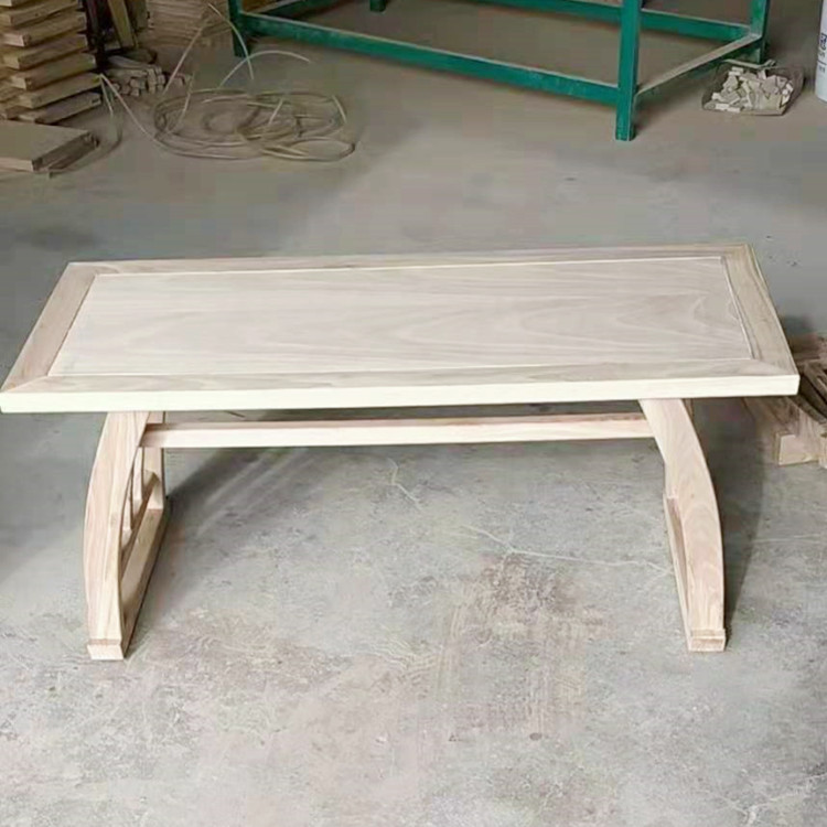 邯郸实木课桌椅生产订做 中式仿古国学桌 杰顺古典马鞍桌厂家