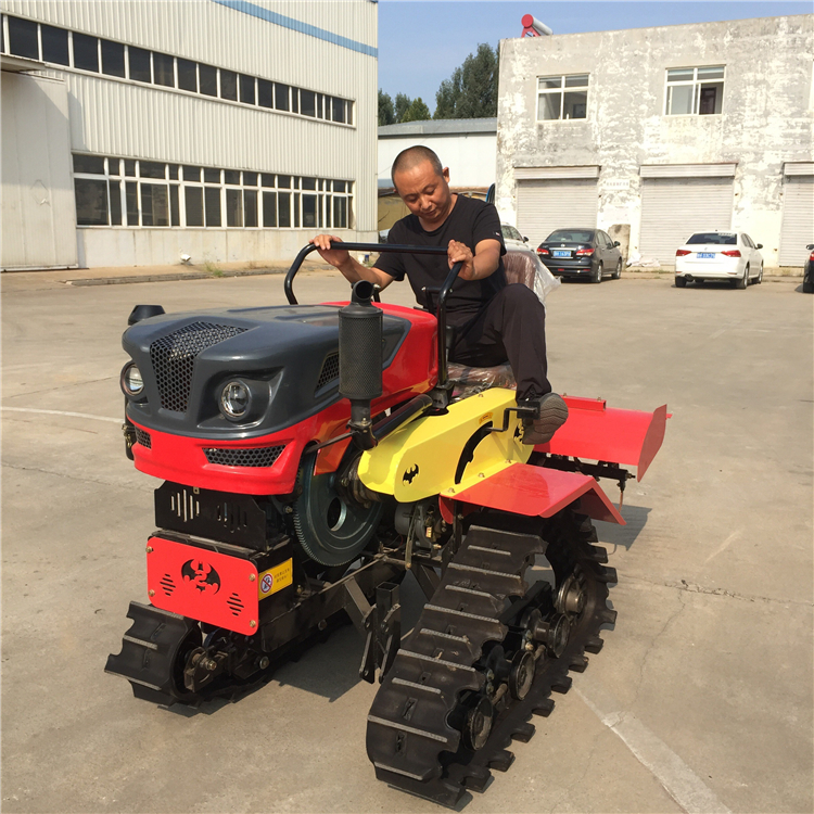 25马力小型旋耕机 水田履带旋耕机 履带自走式旋耕机