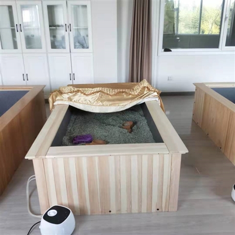 圣康直供盐疗床定制沙床盐床玉石床可贴牌家用沙疗床