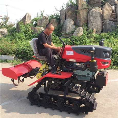 25马力水旱两用旋耕机 25马力水田打浆机 山东济宁履带旋耕机厂家