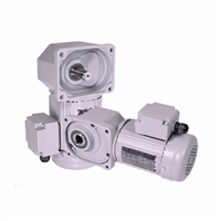 SGF30-400W直角减速机厂家 士元0.4KW直角直交轴减速机