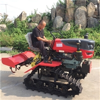 25马力水旱两用旋耕机 25马力水田打浆机 山东济宁履带旋耕机厂家