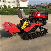 新款水田旋耕机 农用大型履带机 水田专用耙田机