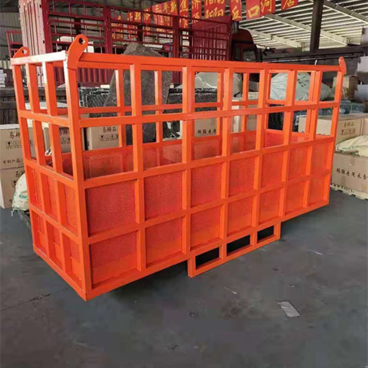 高空作业吊车吊篮 360度旋转吊车吊篮 园林高空吊框吊笼厂家