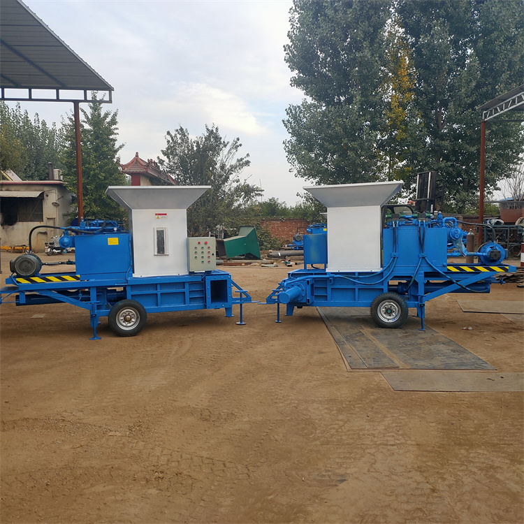 玉米秸秆打包机 可定制两缸液压青贮 青储秸秆套袋打包机