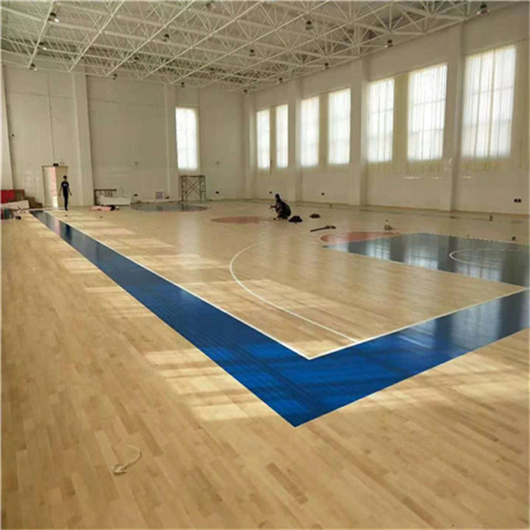 木地板体育馆_体育地板_体育地板安装示意图