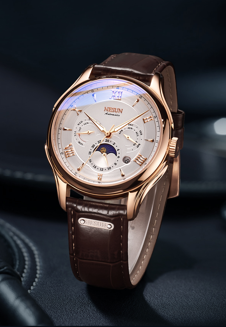 2020新款尼尚男士手表男机械表男全自动学生潮流品牌男表