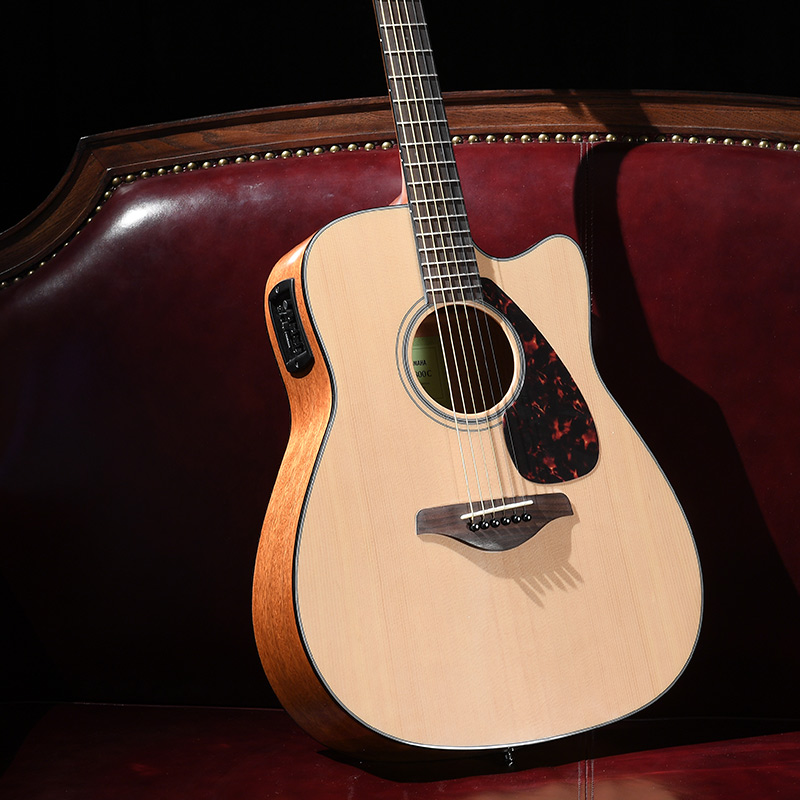 yamaha雅马哈fg800单板民谣木吉他初学者电箱学生男女41寸40