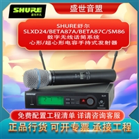 舒尔SHURE SLXD24 SM86数字无线话筒系统 心形电容手持麦克风