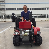 25马力履带旋耕机带草莓起垄 新款草莓起垄效果 田园草莓起垄