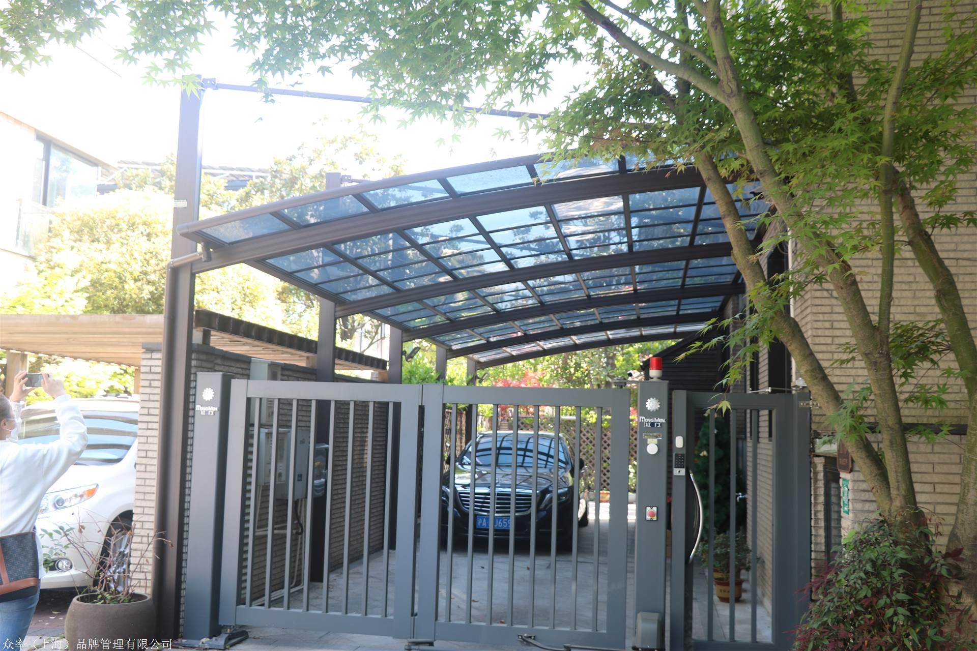 黄石自行车棚效果图