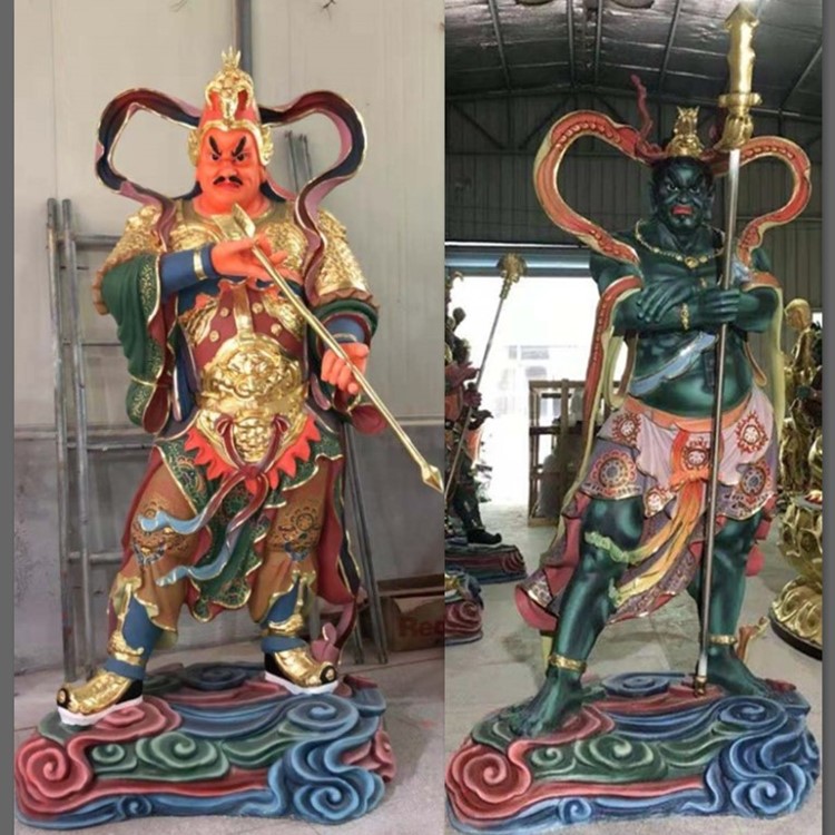 四值功曹神像定制 六丁六甲 十二曹官像 树脂玻璃钢材质