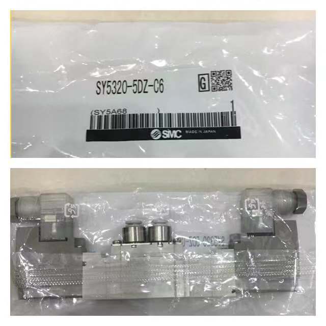 标准DC24V电压SY5120-5G-01 SMC电磁阀