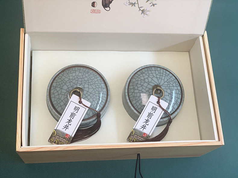 2021新茶西湖绿茶龙井茶叶明前aaa100g礼盒装梅家坞168号工艺