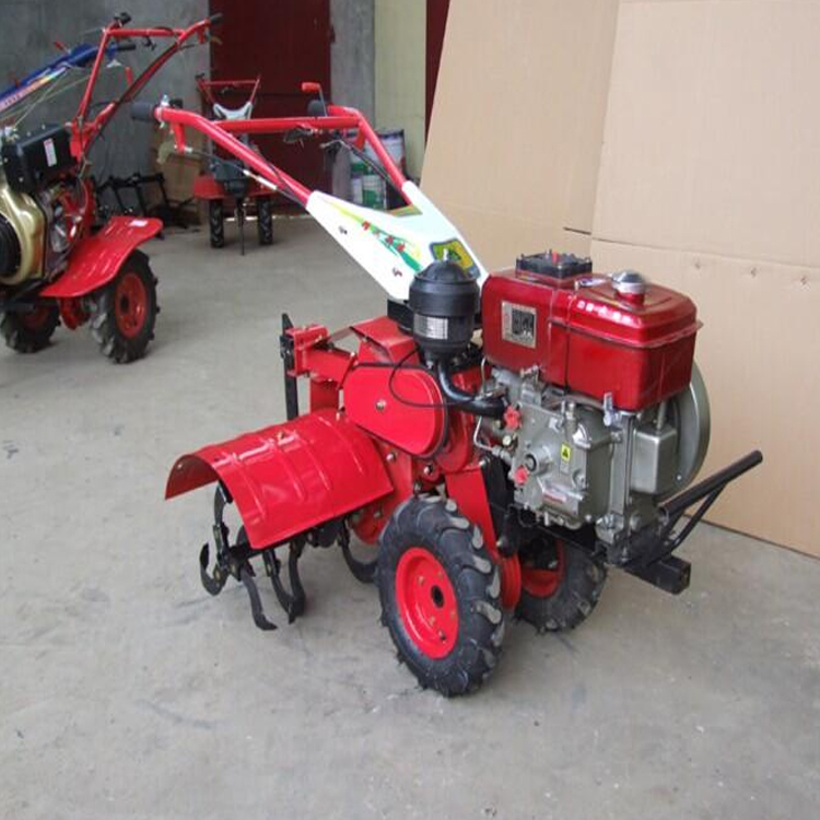 柴油自走式微型旋耕机手动深耕松土机械微型旋耕机操作简单