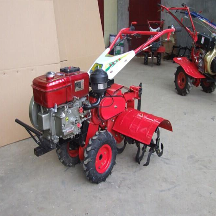 柴油自走式微型旋耕机手动深耕松土机械微型旋耕机操作简单