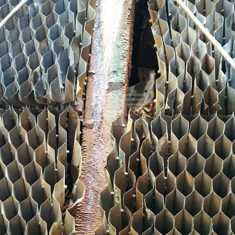 高温冷却塔填料工业凉水塔pp塑料胶片闭式制冷塔散热片