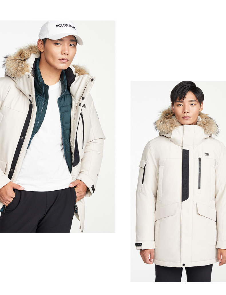 kolonsport可隆陈坤明星同款全气候服戈尔工装冬装男女大鹅羽绒服
