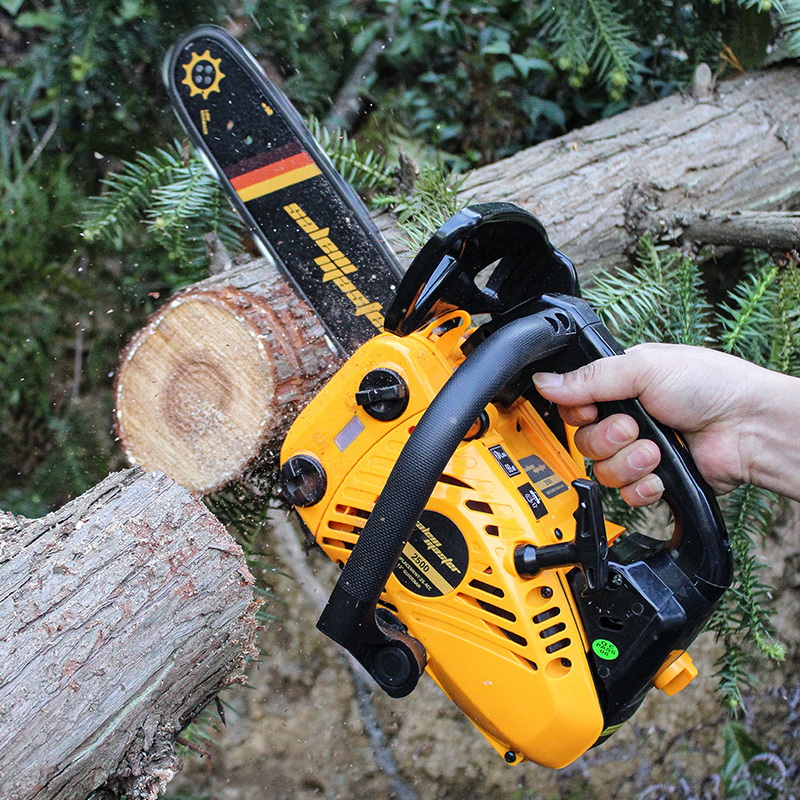 美国salemmaster家用单手小型手持油锯户外轻便汽油伐木锯迷你