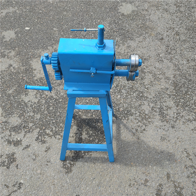 手摇压边机 铁皮卷圆机 电动白铁皮保温铝皮起线机 防滑手动卷板机