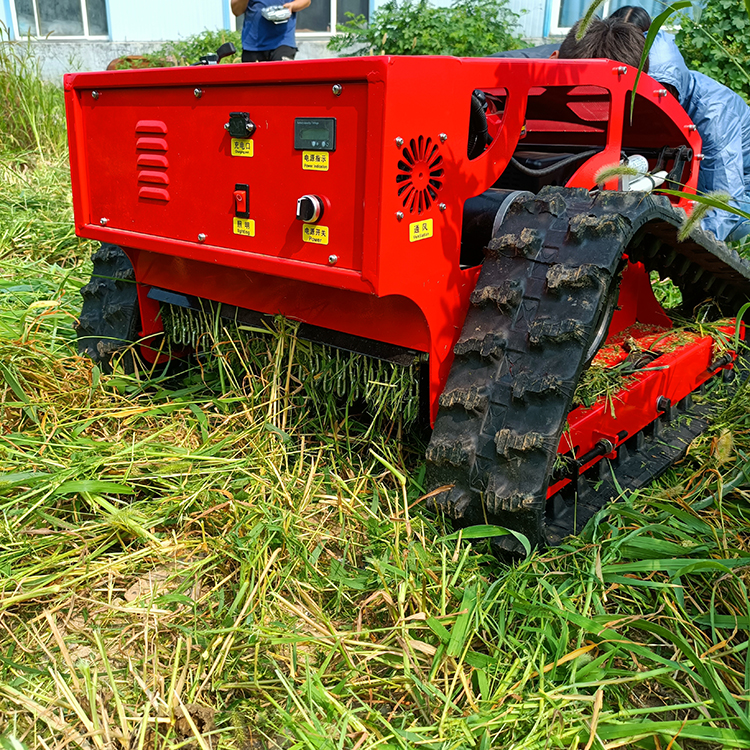 小型履带式割草机小型除草机器机器人割草机