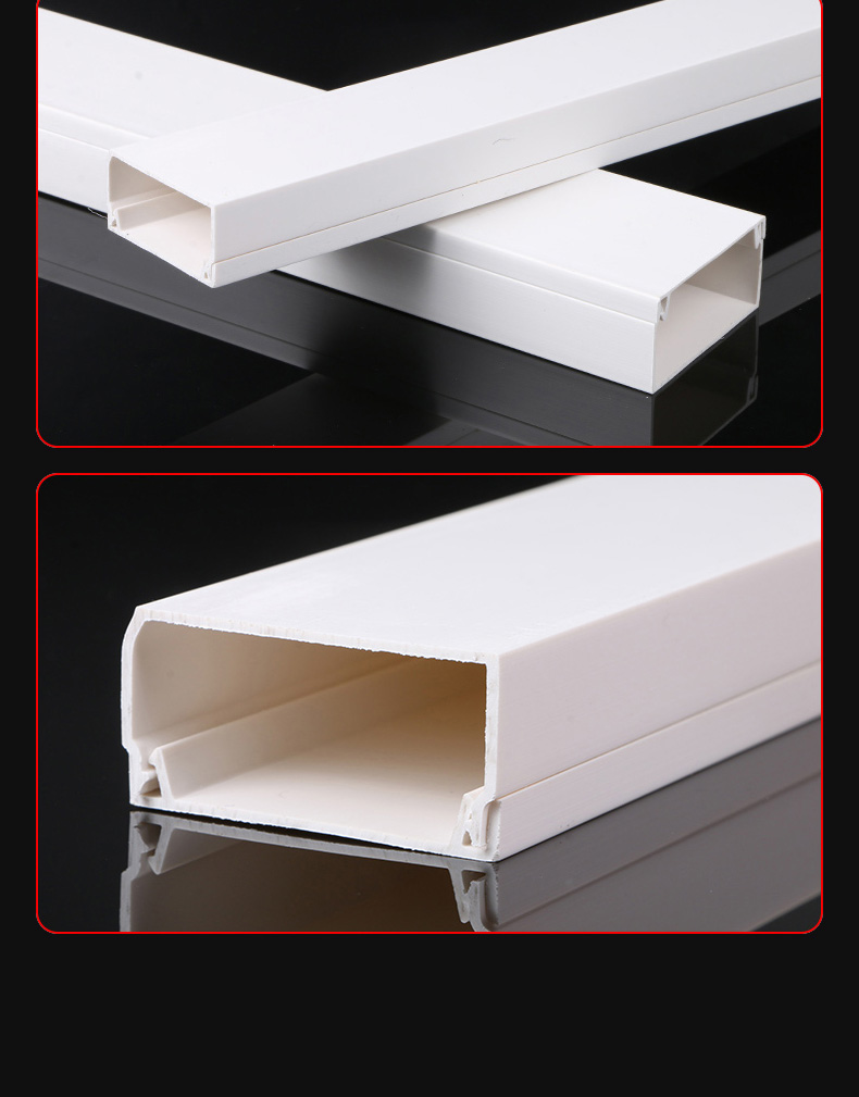 国标特厚pvc 弧形地板线槽 耐踩防踩地面压线槽 安康汉阳供应