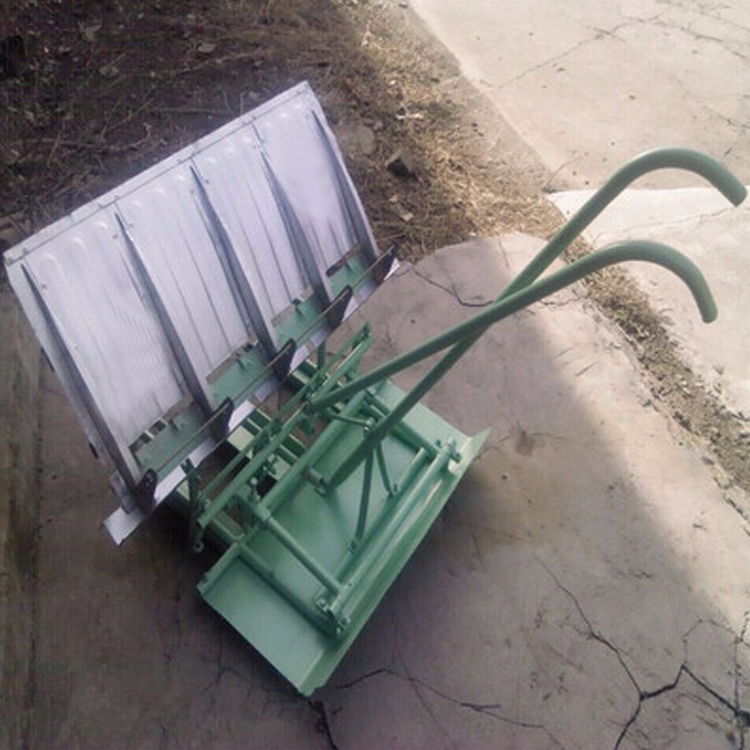 手扶人力水稻插秧机 小型退步式手动水稻插秧机