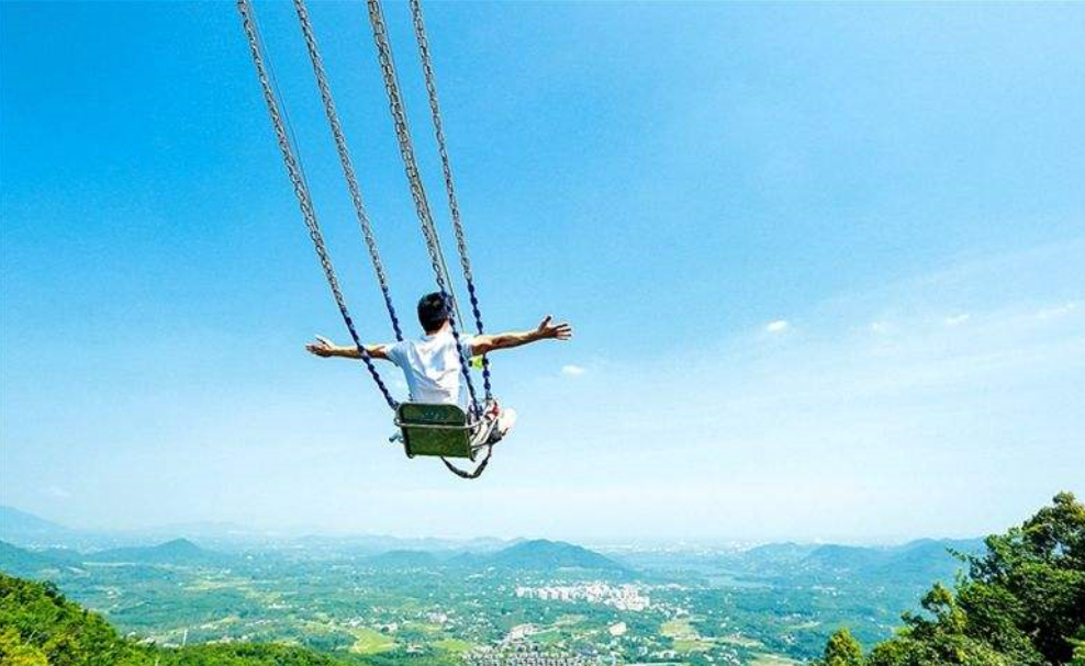 大型刺激游乐秋千高空秋千悬崖秋千极限项目东元旅游