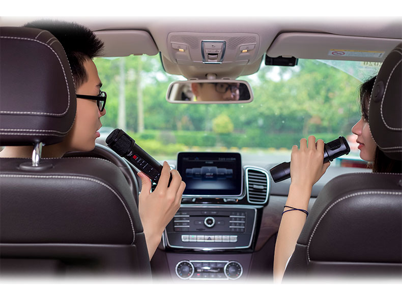 歌们儿车载ktv无线蓝牙麦克风带声卡车内k歌专用卡拉ok家用手机全民