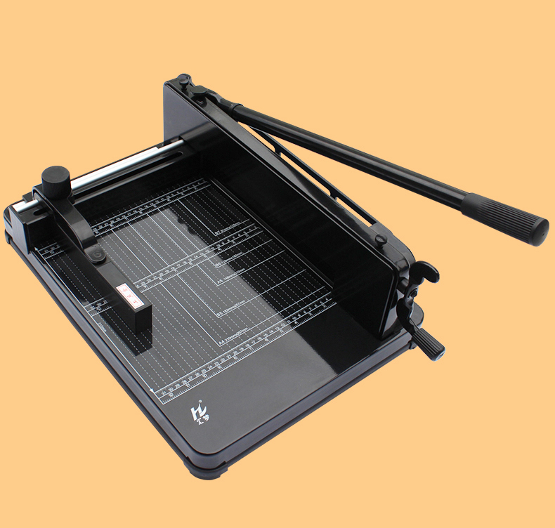 裁纸机慧梦858a4厚层小型切刀裁刀a3手动照片布样裁切机名片切卡机