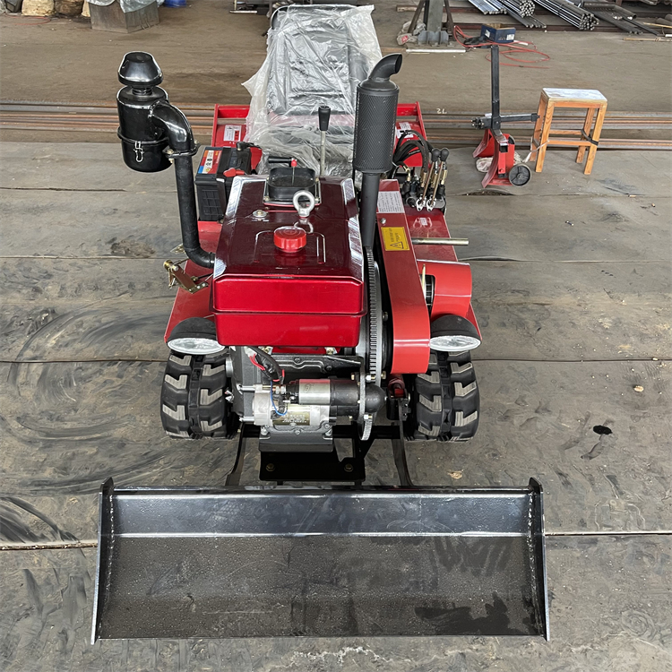 25马力犁地耕地机 大棚开沟施肥机 柴油电启动履带旋耕机