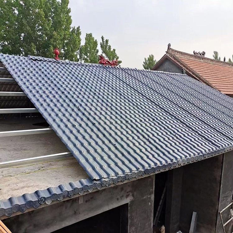 复合树脂瓦订做 树脂檐口瓦 盛赢 颜色可定制